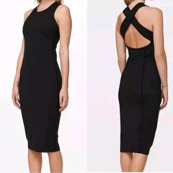 LULULEMON PICNIC PLAY DRESS Black Small - Picture 1 of 10